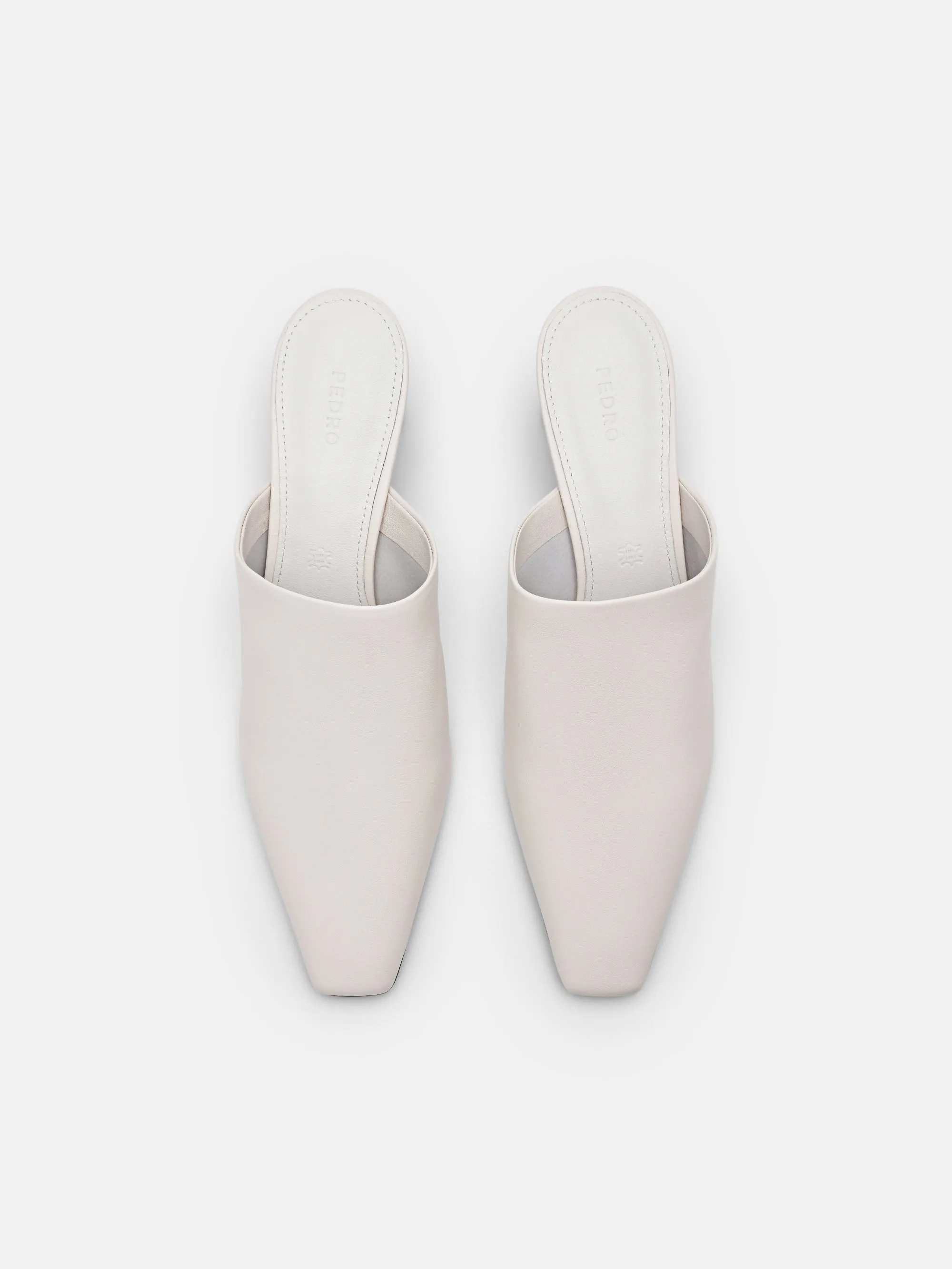 PEDRO Icon Leather Heel Mules