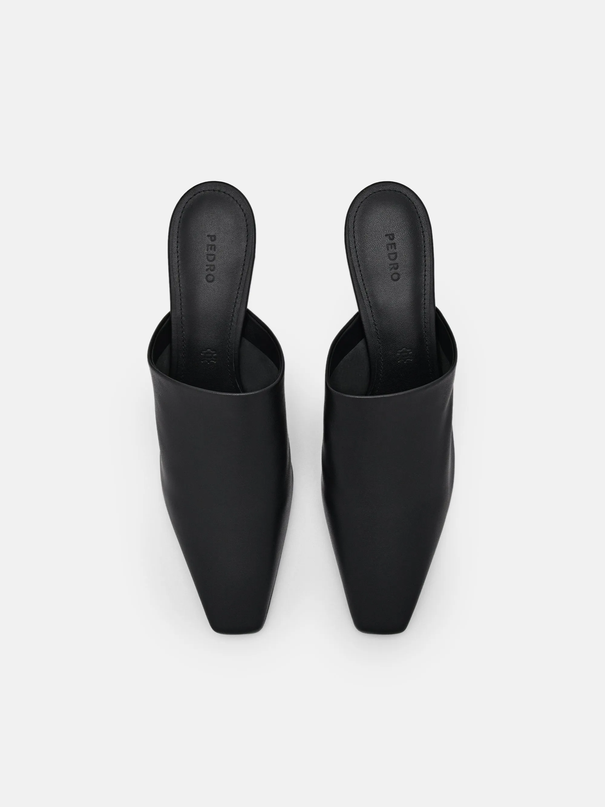 PEDRO Icon Leather Heel Mules