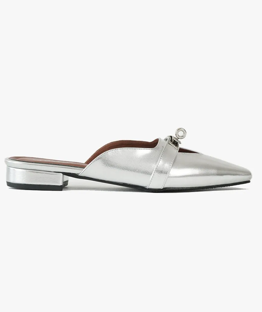 Rory Mules In Silver