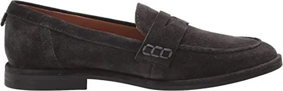 Sam Edelman Birch Moonlight Grey Almond Toe Slip On Strap Fashion Classic Loafer