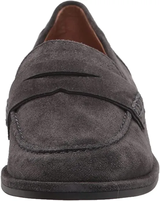 Sam Edelman Birch Moonlight Grey Almond Toe Slip On Strap Fashion Classic Loafer