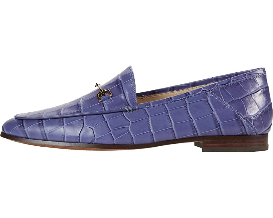 Sam Edelman Loraine Twlight Purple Croc Classic Almond Toe Slip-on Loafer