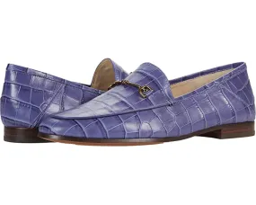 Sam Edelman Loraine Twlight Purple Croc Classic Almond Toe Slip-on Loafer