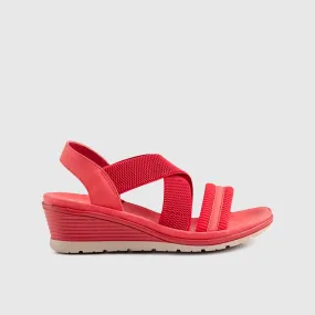 Soft Style Polina Wedge Sandal 01298 Red