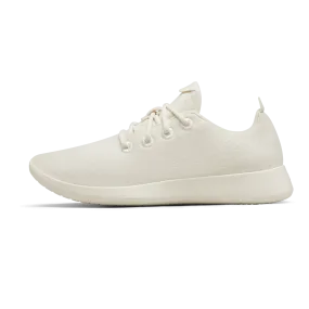 Women's Wool Runners - Natural White (Cream Sole)