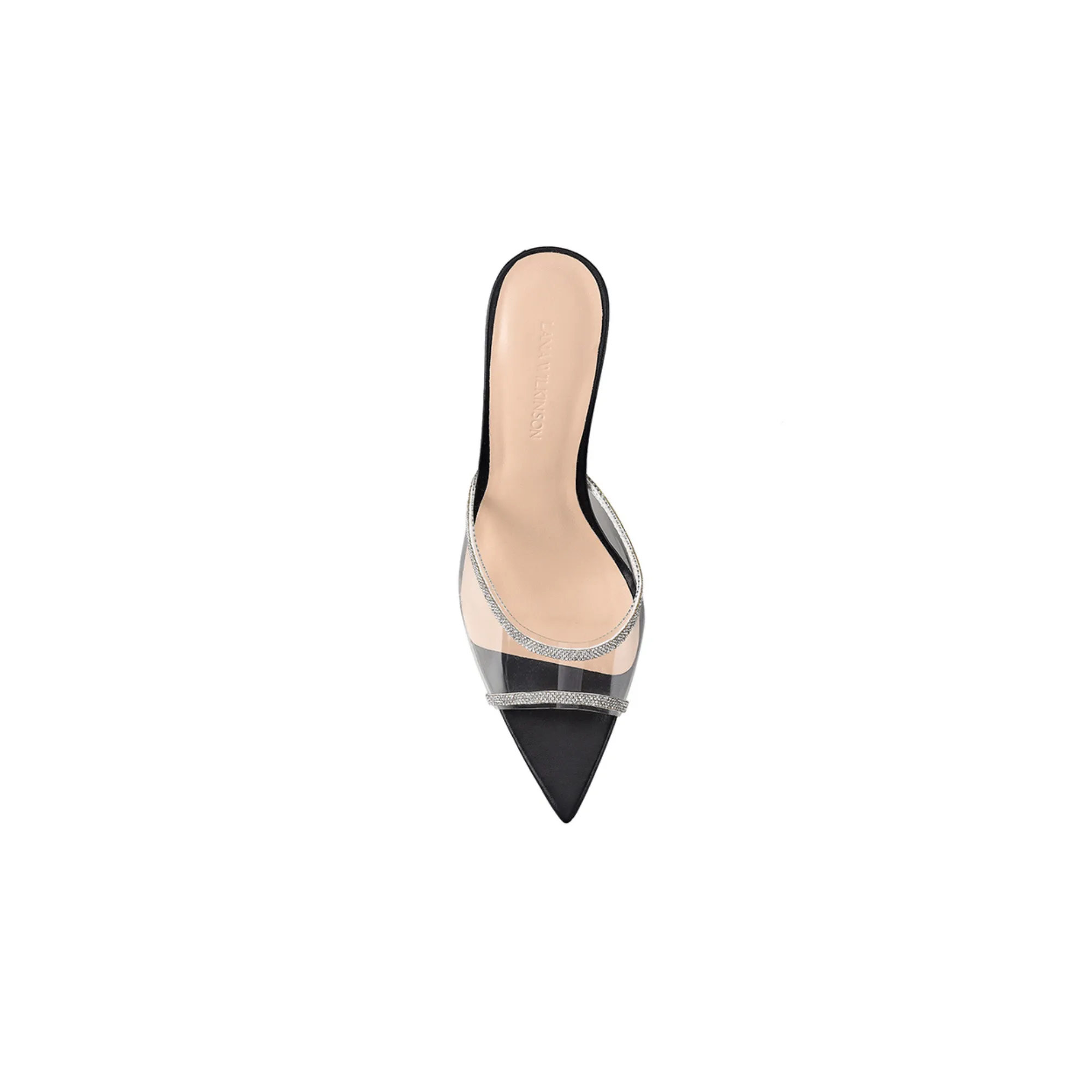Zara Sandal Vinylite & Black Leather